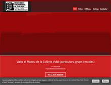 Tablet Screenshot of museucoloniavidal.org